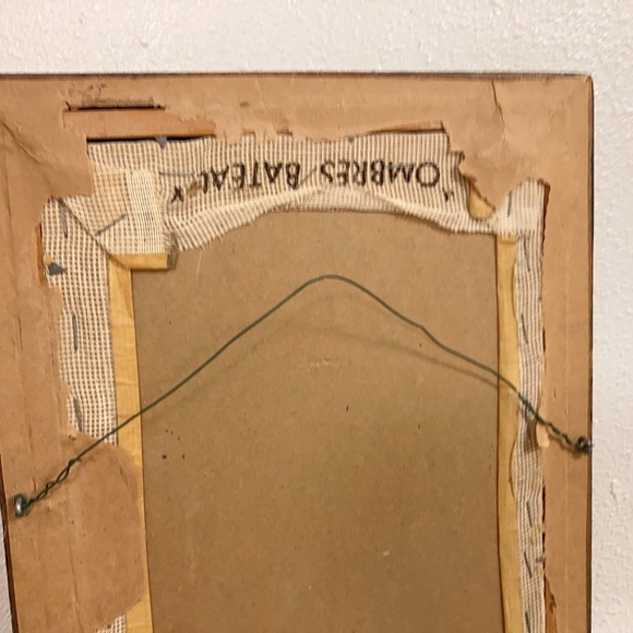 “Vintage Mid-Century French Needlepoint – Sailing Ship Seascape” - Picture 7 of 8